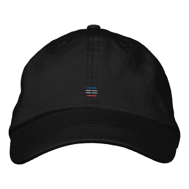 Embroidered Hat, Alternative Apparel Basic Adjusta Embroidered Baseball Cap (Front)