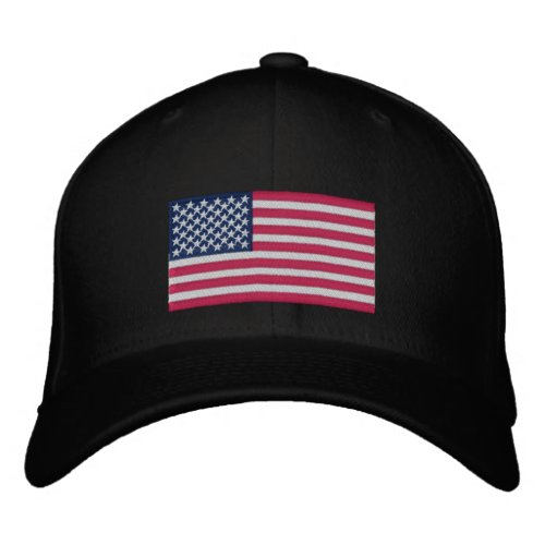 Embroidered Hat American Flag