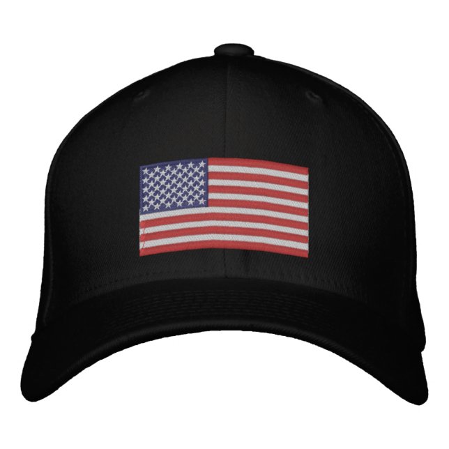 Embroidered Hat American Flag (Front)