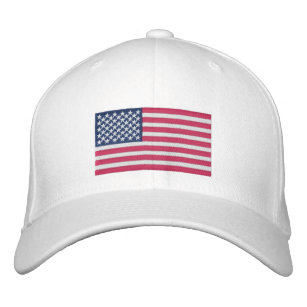Embroidered Hat American Flag