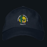 Embroidered Hat - Navy Blue<br><div class="desc">Navy blue low-profile fabric hat with embroidered SKP Saguaro logo on the front. Logo is approximately 2" in diameter.</div>