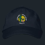 Embroidered Hat - Navy Blue<br><div class="desc">Navy blue low-profile fabric hat with embroidered SKP Saguaro logo on the front. Logo is approximately 2" in diameter.</div>