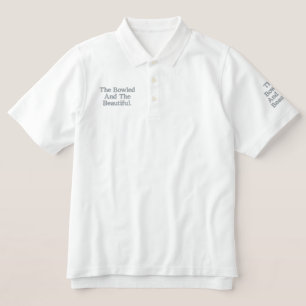 Embroidered Lawn Bowl Bowled Beautiful, Polo Shirt