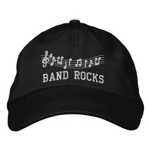 Embroidered Marching Band Rocks Hat