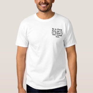 Embroidered Men t Shirt