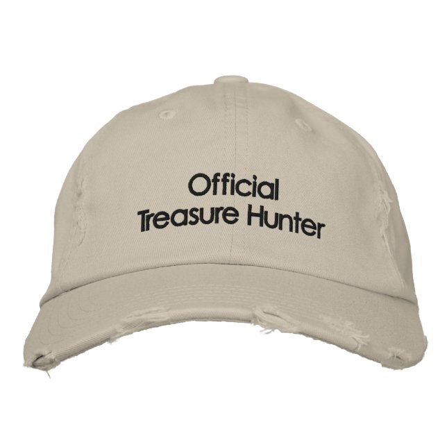Embroidered Metal Detecting Hat (Front)