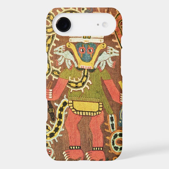 Embroidered mythological figure, Paracas Necropoli Case-Mate iPhone Case (Back)