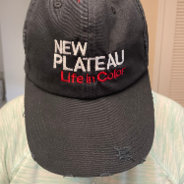 Embroidered New Plateau Brand Baseball Hat at Zazzle