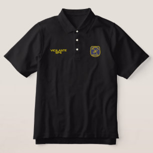 Embroidered pole SPE Watchman Blue Plate Polo Shirt