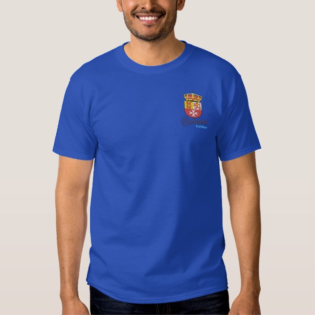 Embroidered pole T-Shirt (Front)
