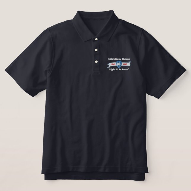 Embroidered Polo Shirt for Navy & Black shirts (Design Front)