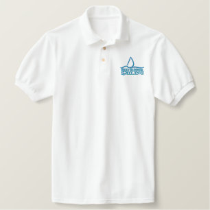 Embroidered POLO shirt -Throwback Reef Runner Logo