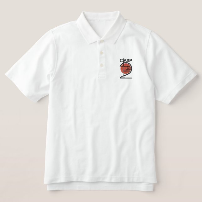 EMBROIDERED polo with "2" logo (Design Front)