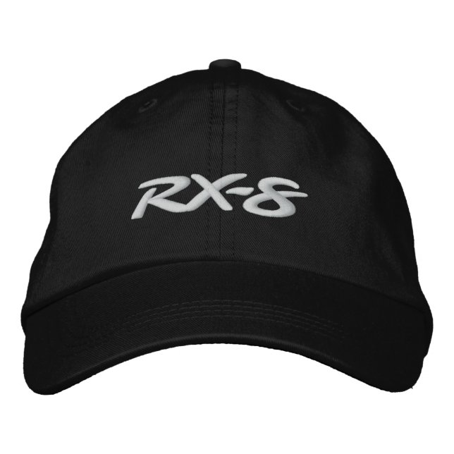 Embroidered RX8 Baseball Cap Hat (Front)
