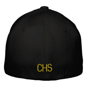 Embroidered School Initials Team Color Sports Baseball Cap
