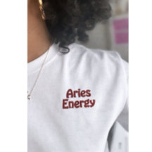 Embroidered Sign ARIES Astro Shirt gift