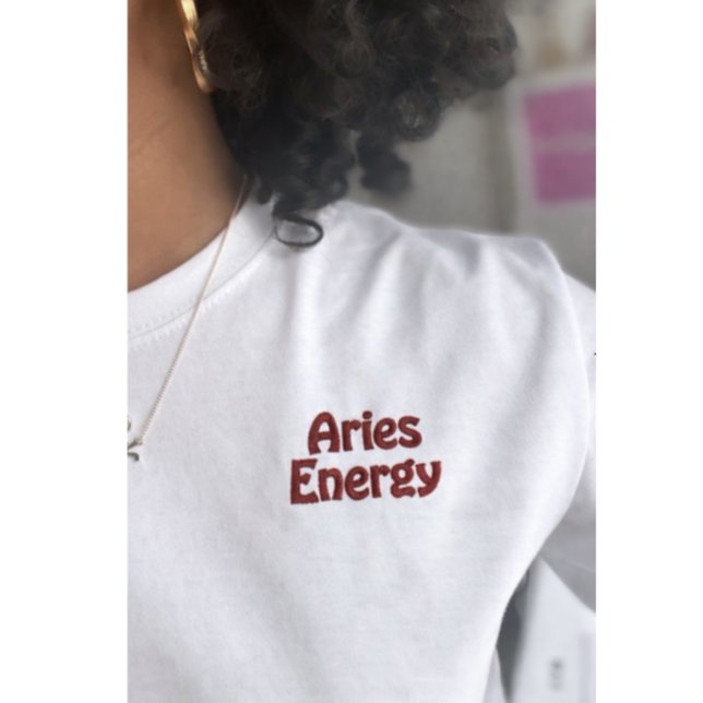 Embroidered Sign ARIES Astro Shirt gift (Creator Uploaded)