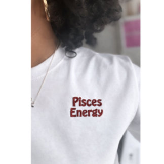 Embroidered Sign Pisces Astro Shirt gift