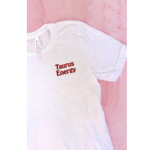 Embroidered Sign Taurus Astro Shirt gift