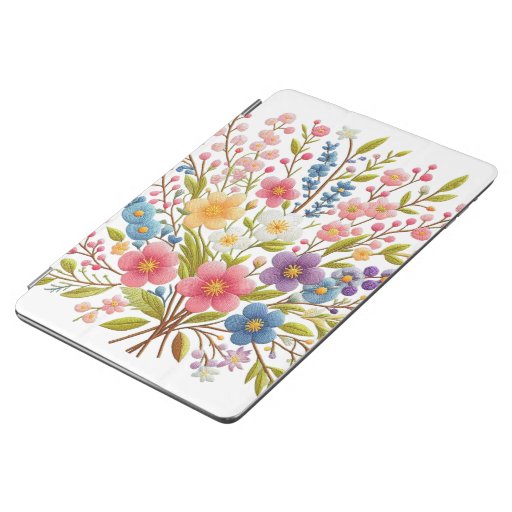 Embroidered Springtime Dreams iPad Air Cover