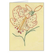 Embroidered Tiger Lily Flower (Front)