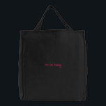 Embroidered Tote<br><div class="desc">Tote your menopausal woes in this fantastic tote.</div>
