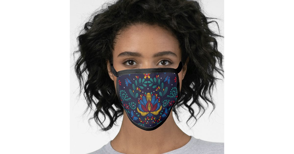Artof.embroidery Reusable LV Embroided Mask, Number of Layers: 3