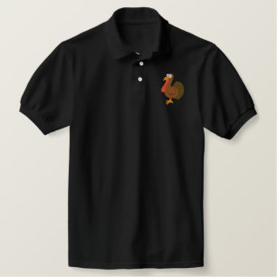 Embroidered Turkey Polo Shirt