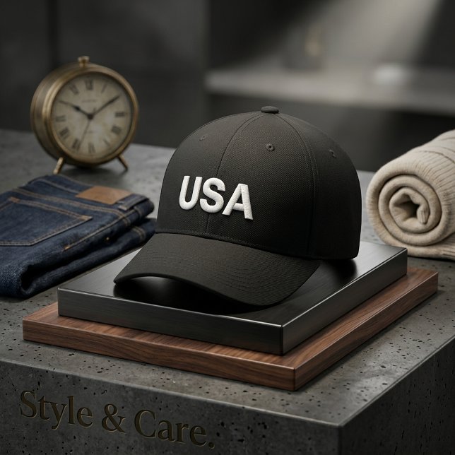 Embroidered USA Design Adjustable Baseball Cap (Embroidered USA Design Adjustable Baseball Cap)