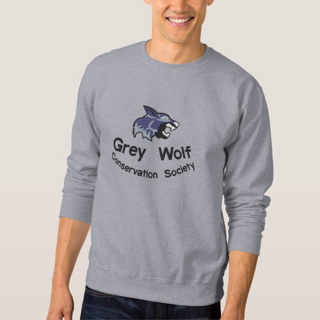 Embroidered Wolf Sweatshirt (Front)
