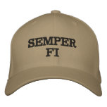 Embroidered Wool Flex Hats Custom Logo Name at Zazzle