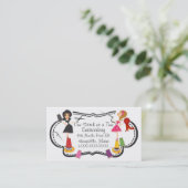 Embroidery Business Business Card (Standing Front)