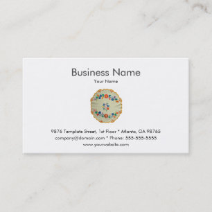 Embroidery Business Card Template