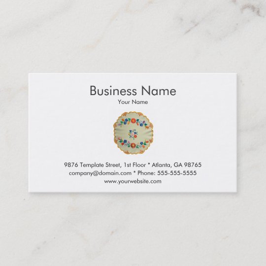 Embroidery Business Card Template