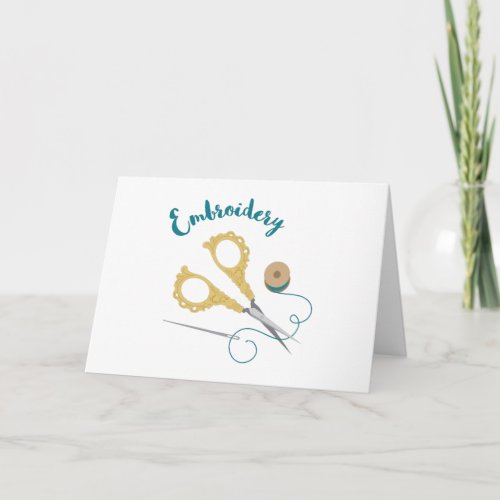 Embroidery Card