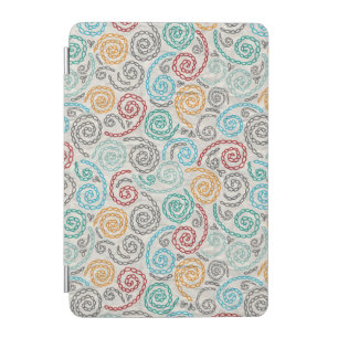Embroidery fancy rumpled paper iPad mini cover