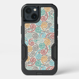 Embroidery fancy rumpled paper iPhone 13 case