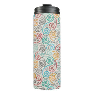 Embroidery fancy rumpled paper thermal tumbler