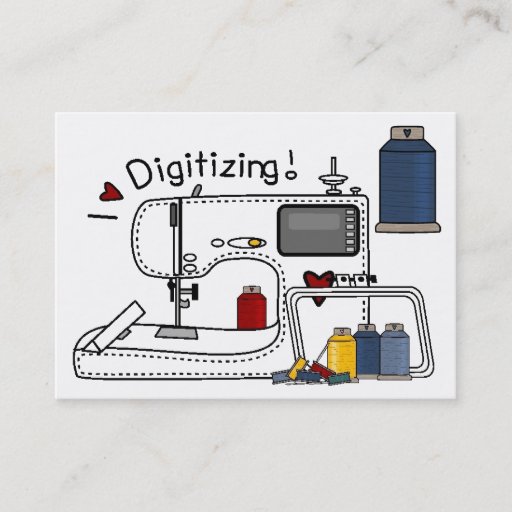 Customizable Embroidery - Fashion - Seamstress - SRF Business Card Template