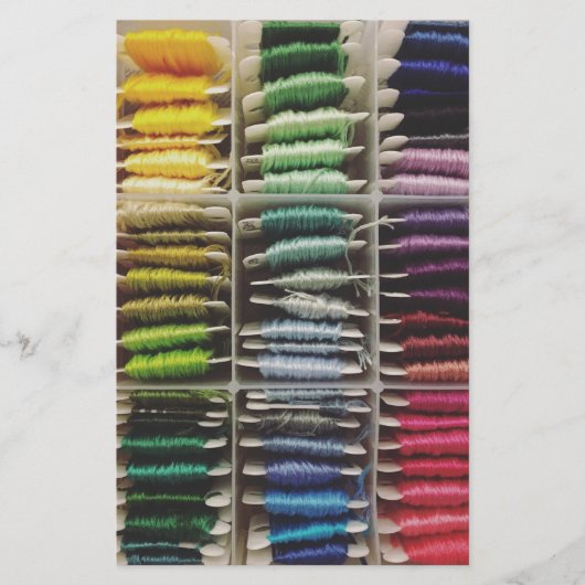 Embroidery Floss Rainbow (Front)