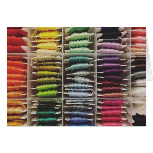 Embroidery Floss Rainbow Cards (Front Horizontal)