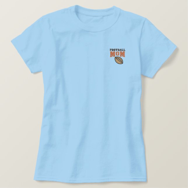 Embroidery Football Mom Polo Shirt (Design Front)