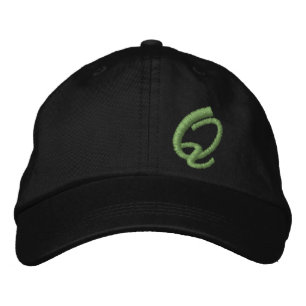 Embroidery Monogram Letter Q Initial Embroidered Baseball Cap