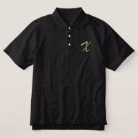 Embroidery Monogram Letter X Initial