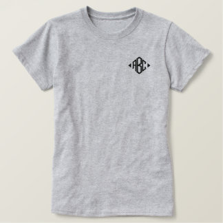 Embroidery Personalized Monogram Initials Embroidered Shirt