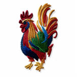 Embroidery rooster - Embroidery traditional animal Cutout<br><div class="desc">Embroidery rooster - Embroidery traditional animal by CallisC</div>
