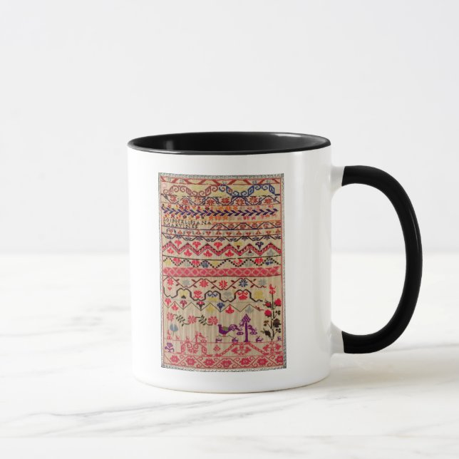 Embroidery sampler mug (Right)