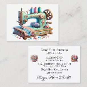 Embroidery / Sewing / Seamstress Business Card