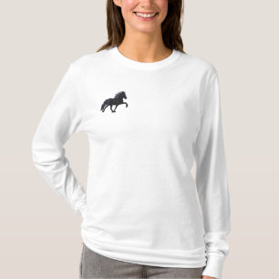 Embroidery Shaded Icelandic Embroidered Long Sleeve T-Shirt