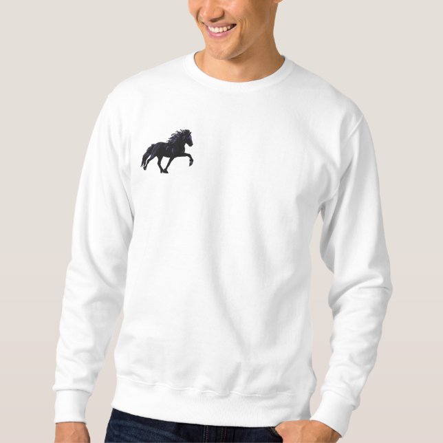 Embroidery Shaded Icelandic Embroidered Sweatshirt (Front)